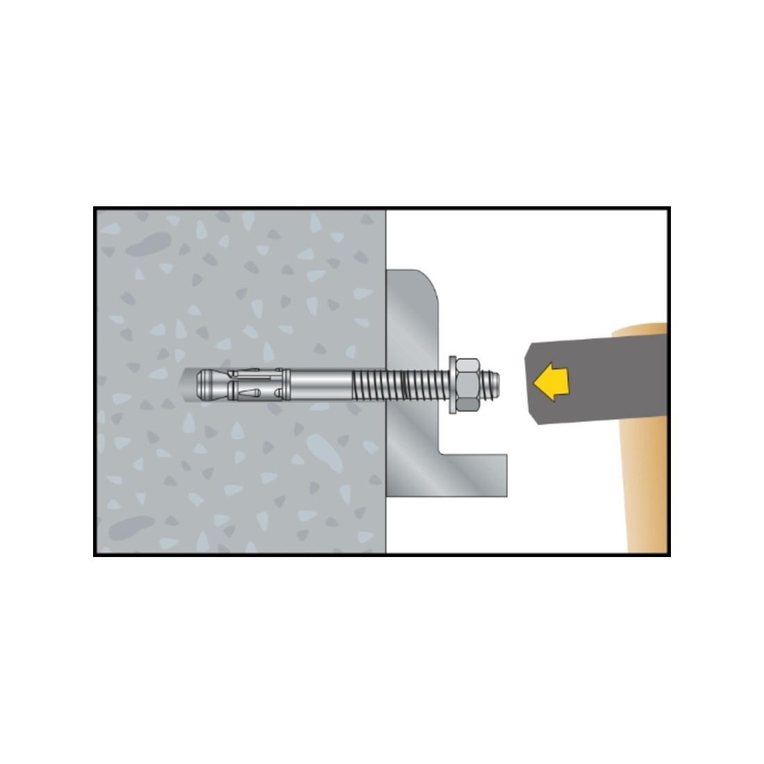 Celo Tampon d'ancrage BAZ plus M12-103/25/5 galv.