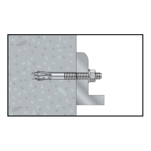 Celo Tampon d'ancrage BAZ plus M12-178/100/80 acier inoxydable A4