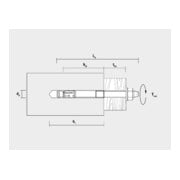 Celo Tampon d'ancrage BAZ plus M12-178/100/80 galv.-2