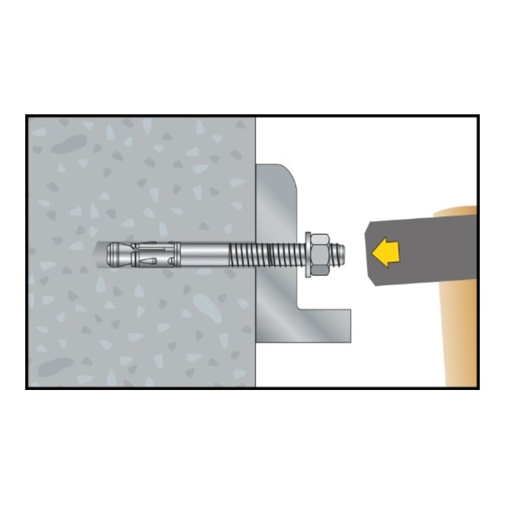 Celo Tampon d'ancrage BAZ plus M12-178/100/80 galv.