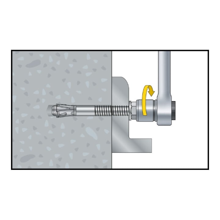 Celo Tampon d'ancrage BAZ plus M12-178/100/80 galv.