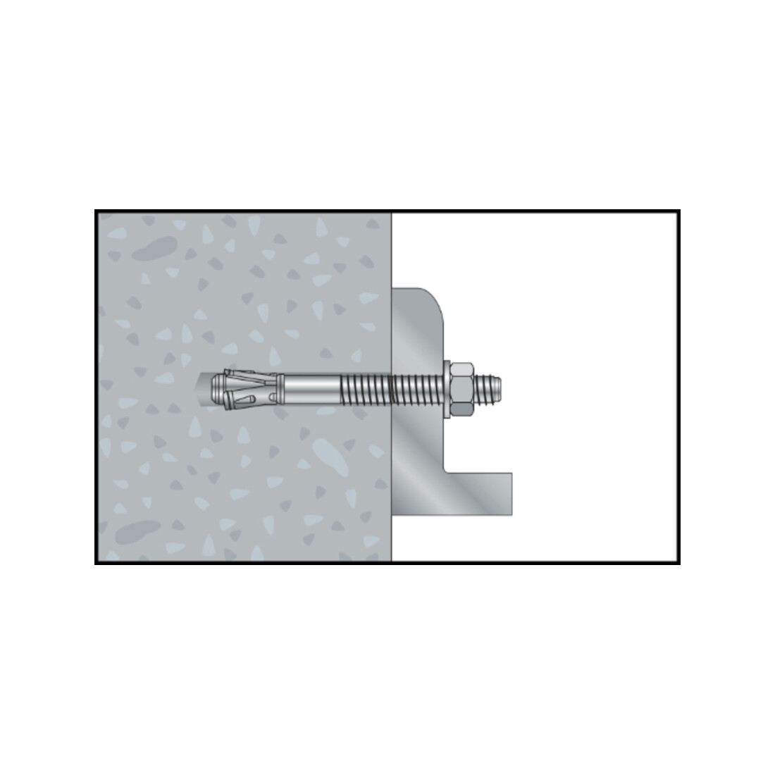 Celo Tampon d'ancrage BAZ plus M12-178/100/80 galv.