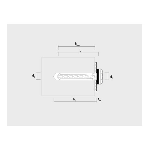 CELO Universal Spreiznagel USN 40 Signalweiß 6 mm