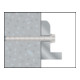 Vis à béton CELO BTS M 14-80/5 avec douille de test, tête hexagonale, galvanisée 14 mm-5