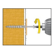 CELO Vis d'ancrage pour panneaux isolants IPSD-H 55 gris métallisé-4