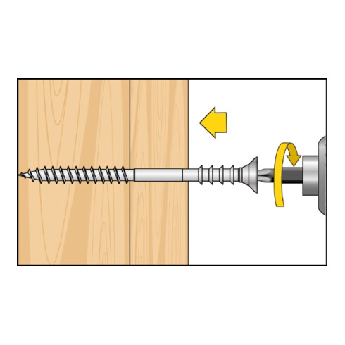 Vis de réglage JS 6 x 80, galvanisée 6 mm CELO