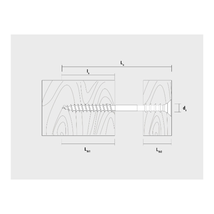 CELO Vis de réglage JS 6x80, galvanisée 6 mm