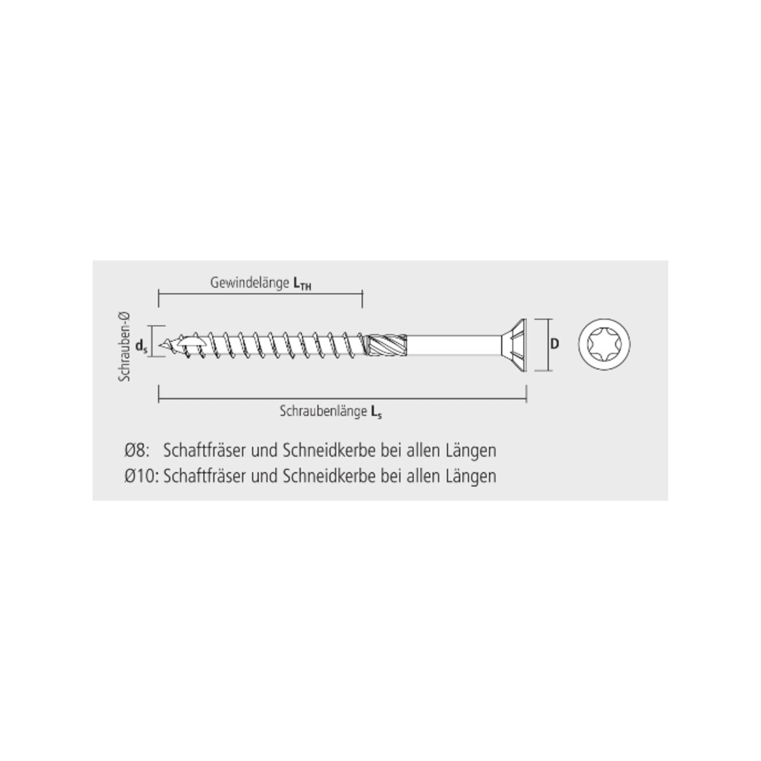 CELO Vis pour construction en bois BMax 8x160/80 tête fraisée, TX40, passe bleu.