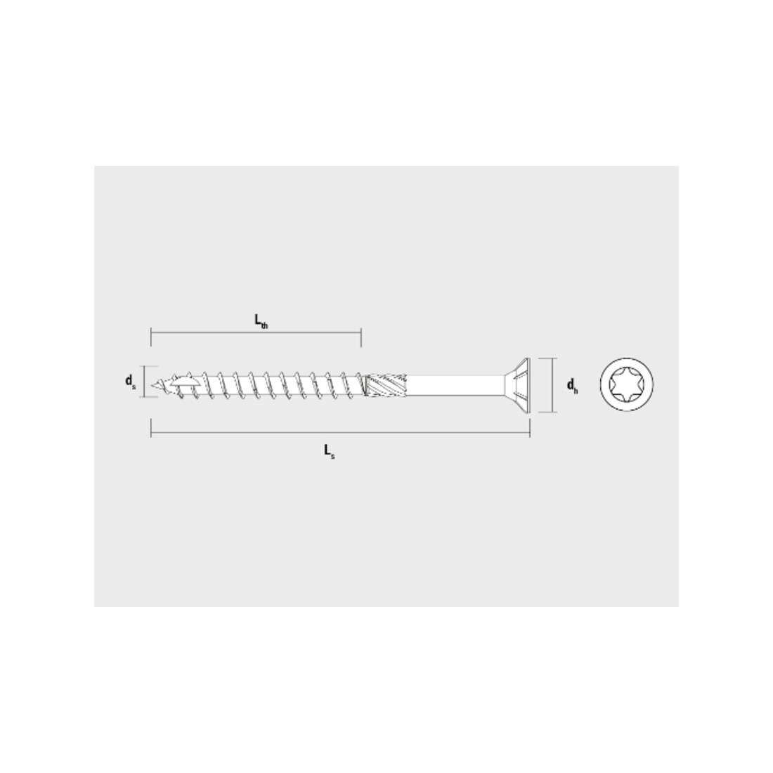 CELO Vis pour construction en bois BMax 8x160/80 tête fraisée, TX40, passe bleu.
