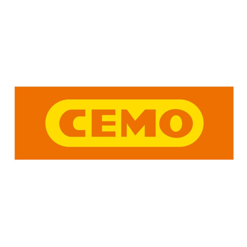 CEMO Chariot à sel 35l jaune cuve, pneus gonflables avec régulateur de dosage 1-4m
