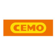 CEMO Chariot à sel 35l jaune cuve, pneus gonflables avec régulateur de dosage 1-4m-3