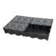 CEMO PE-Auffangwanne 120 HD mit PE-Rost-1