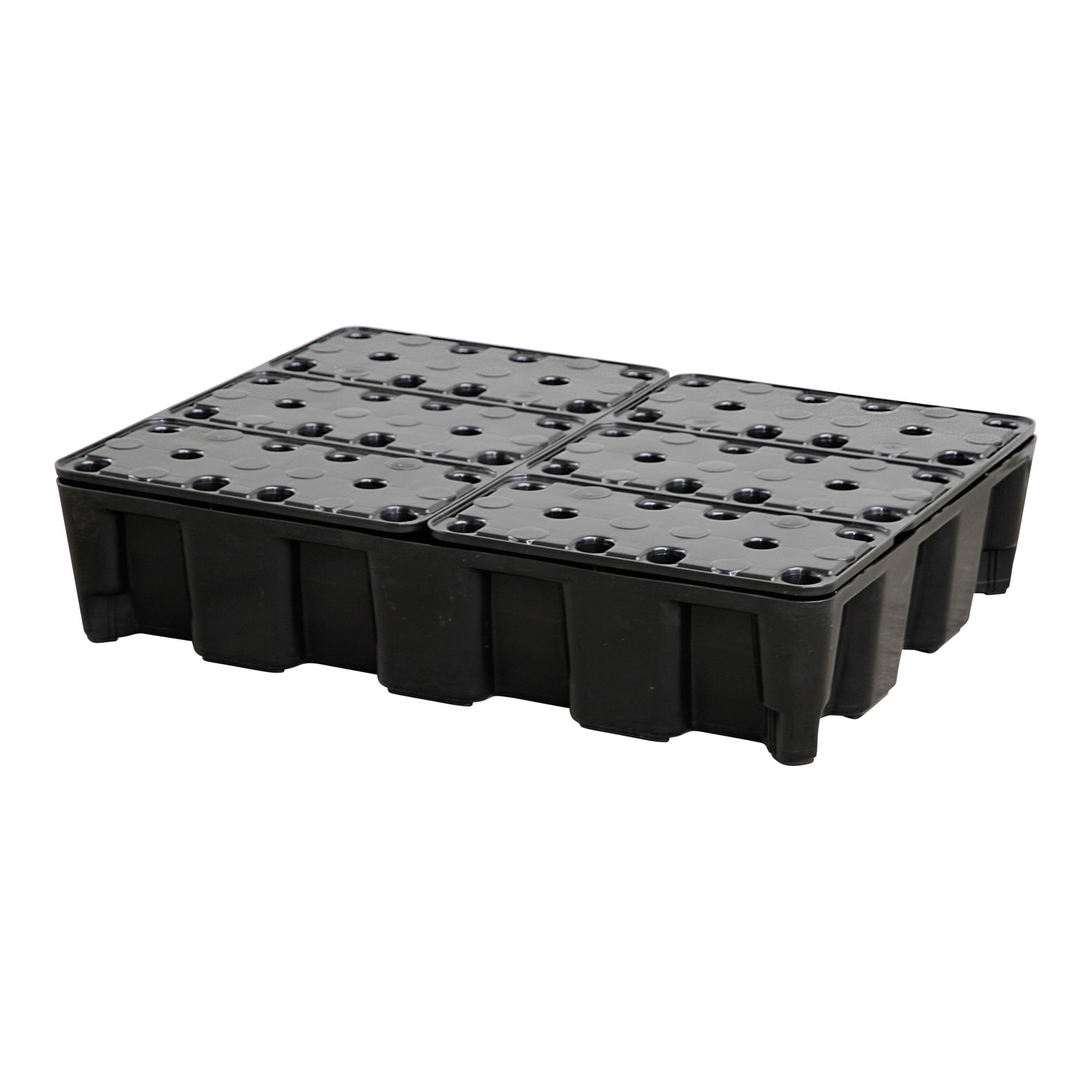 CEMO PE-Auffangwanne 60 HD mit PE-Rost