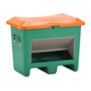 CEMO Streugutbehälter Plus3 unterfahrbar mit Entnahme grün/orange