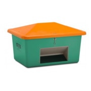 CEMO Streugutbox mit Entnahme grün/orange