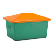 CEMO Streugutbox ohne Entnahme grün/orange
