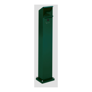 Cendrier colonne SG 124, vert mousse Var