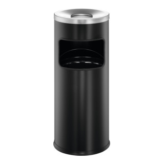 Cendrier combiné D.250xH630mm noir tôle en acier DURABLE