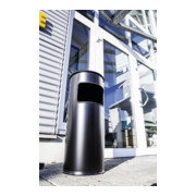 Cendrier combiné D.250xH630mm noir tôle en acier DURABLE-3