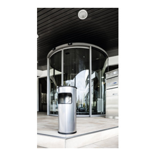 Cendrier combiné D.260xH620mm argent tôle en acier DURABLE