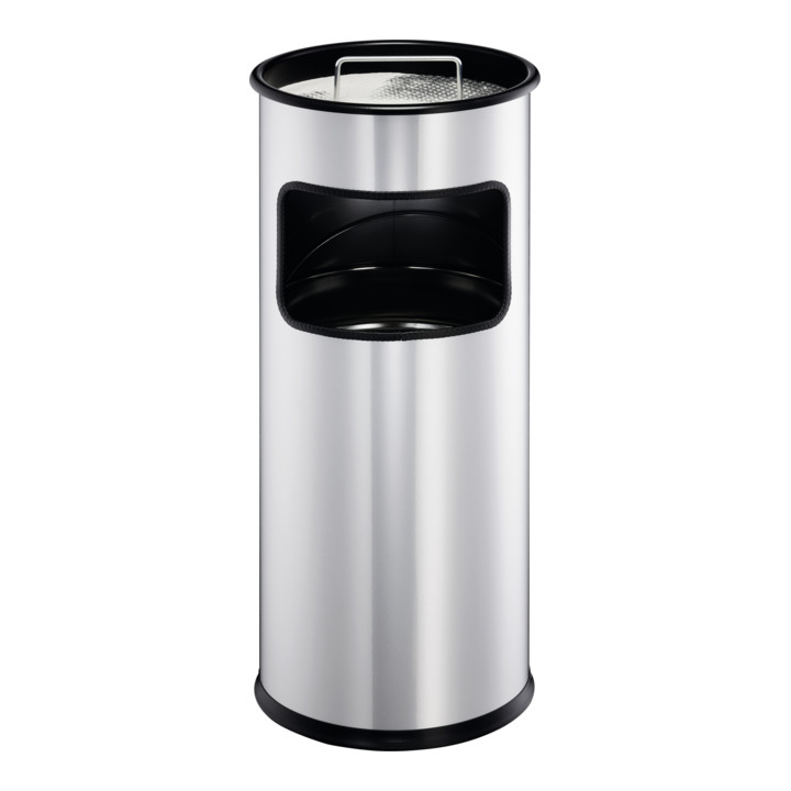 Cendrier combiné D.260xH620mm argent tôle en acier DURABLE