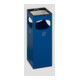 Cendrier poubelle 4 ouvertures, bleu gentiane Var-1