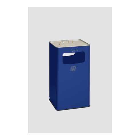 Cendrier poubelle B 42 R, bleu gentiane Var