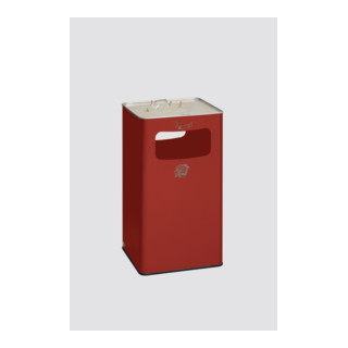 Cendrier poubelle B 42 R, rouge Var