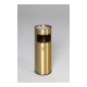 Cendrier poubelle H 66, laiton/INOX Var-1