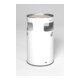 Cendrier poubelle H 75 K, blanc Var-1