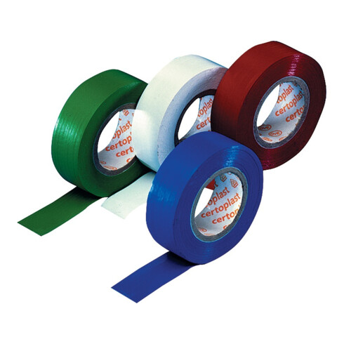 Certoplast Ruban isolant standard 15 mm / 25 m bleu