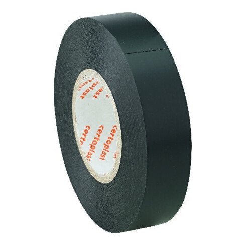 Certoplast Ruban isolant standard 19 mm / 25 m noir