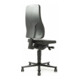 Chaise d'atelier pivotante Highline rouleaux mousse intégrale noir 450-600 mm BI-4