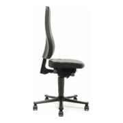 Chaise d'atelier pivotante Highline rouleaux Rembourrage simili cuir noir 450-60-3