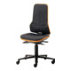 Chaise d'atelier pivotante Neon rouleaux sans élément rembourrage orange 450-620-1