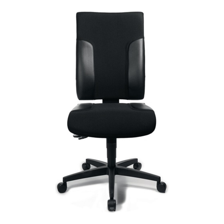 Chaise de bureau pivotante avec mécanisme synchrone noir/noir 420-540 mm sans ac