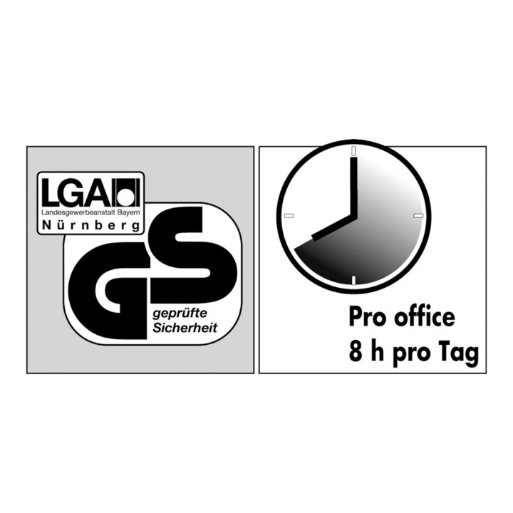 Chaise de bureau Trend 10 Synchro 10 noire