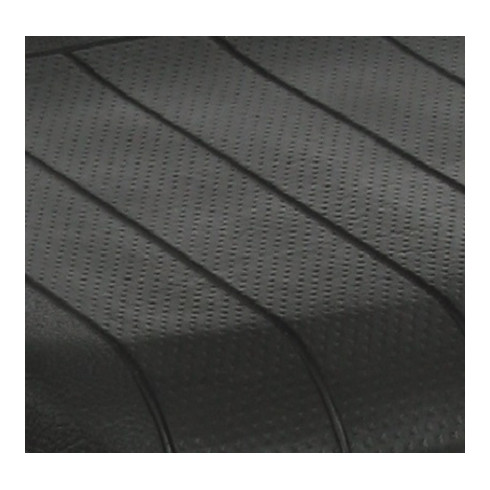 Chaise de travail à patins STIER, hauteur d'assise 440-630 mm, assise en PU