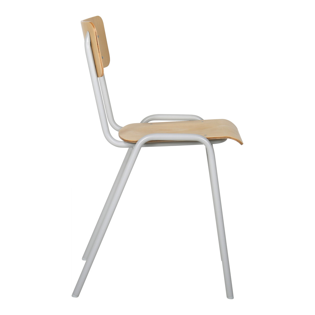 Chaise empilable hêtre STIER 450x385x390 mm