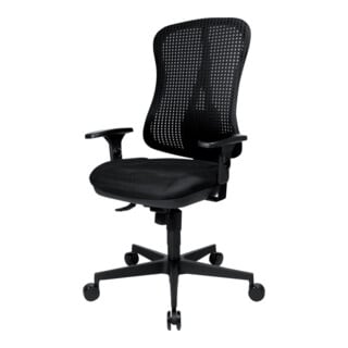 Chaise pivotante noire Point SY