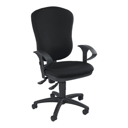 Chaise pivotante Point 80 noire