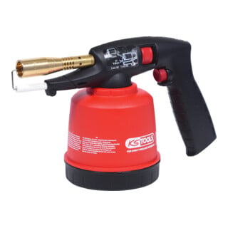 Chalumeau propane avec piezo, rouge