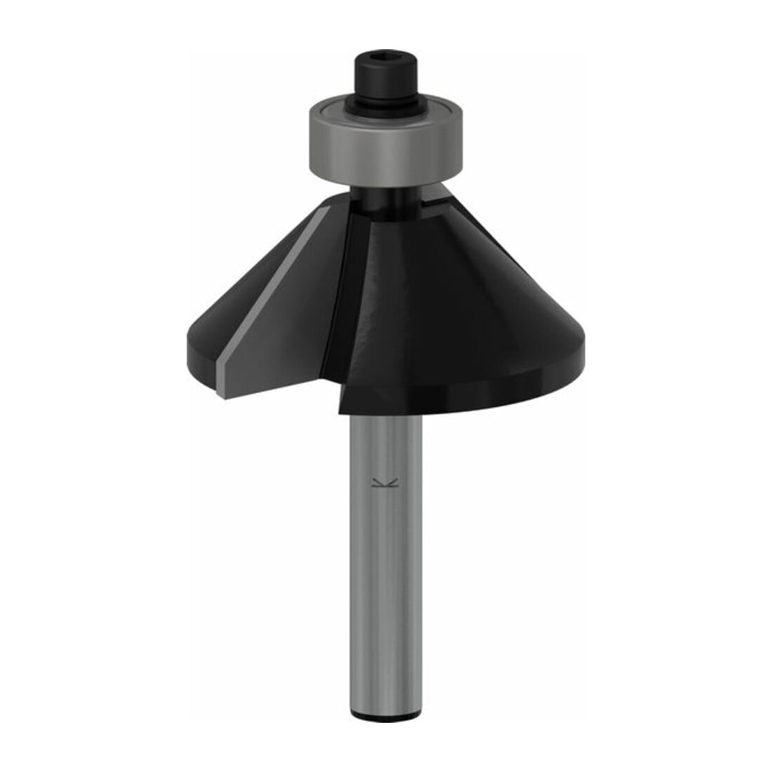 Chanfrein Bosch / fraise affleurante 6 mm D1 34,9 mm L 11,1 mm L 14,6 mm G 56 mm 45°.