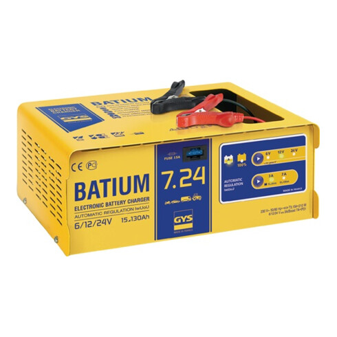 Chargeur de batterie BATIUM 7-24 6 / 12 / 24 V effectif: 11 / arithmétique: 3-7
