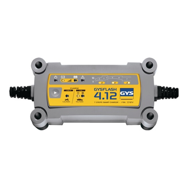 Chargeur de batterie GYSFLASH 4.12 12 V 0,8-4,0 A GYS