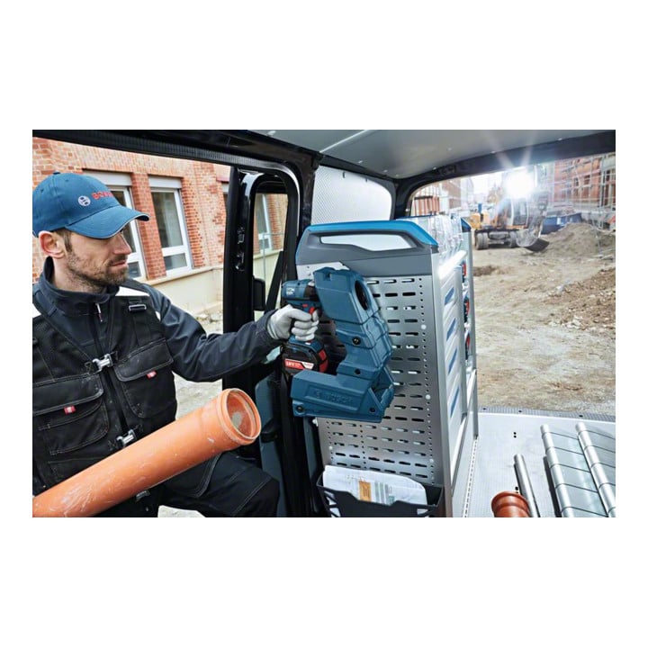Chargeur de voiture sans fil Bosch GAL 1830 W-DC et étui de charge sans fil Bosch