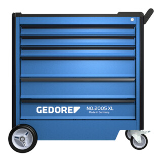 Chariot à outils GEDORE 2005 XL 0330 avec 6 tiroirs