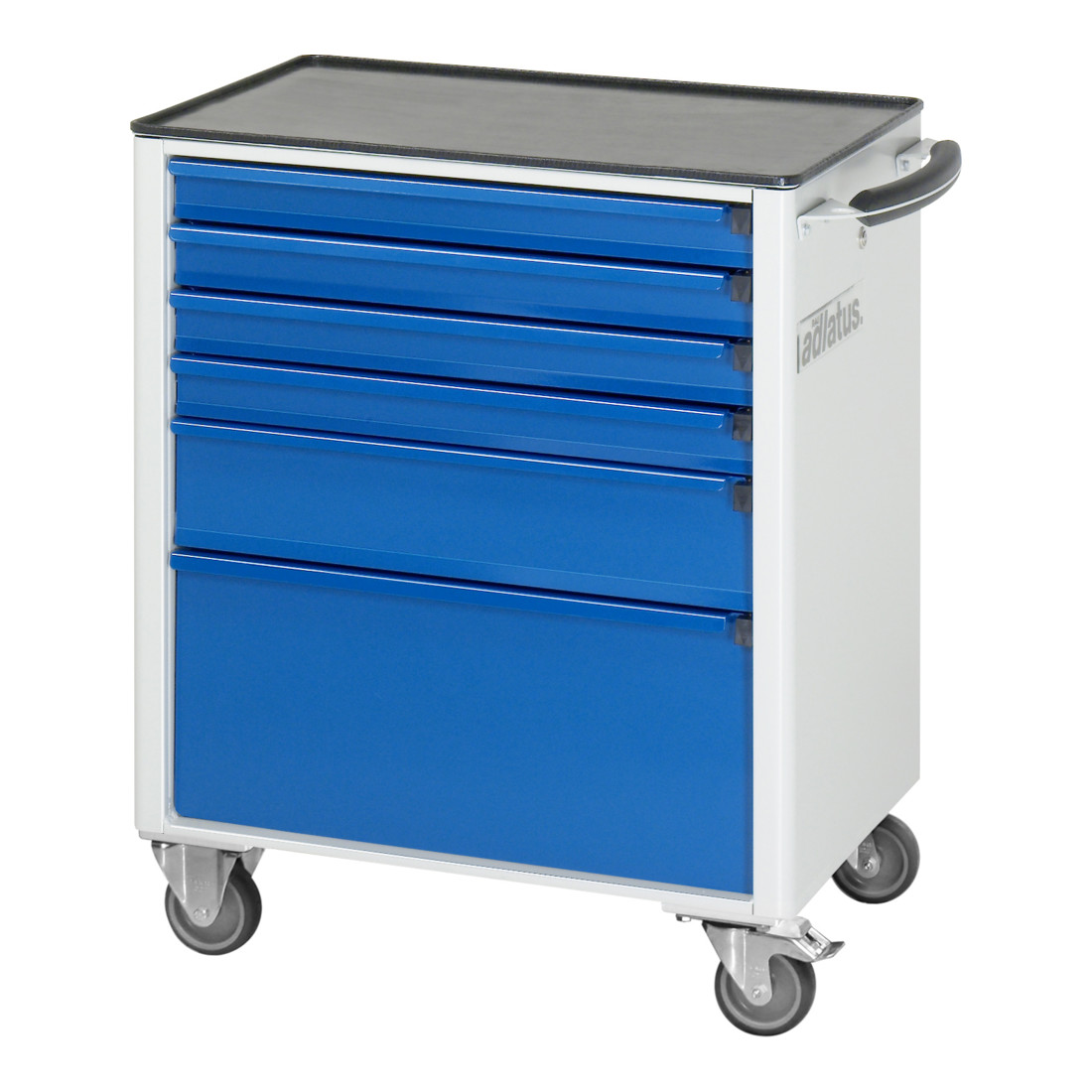Chariot à outils Rau avec 4 tiroirs métal LxPxH 700x500x860mm
