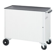 Chariot à outils Rau avec 6 tiroirs et tiroir perforé en métal LxPxH 1025x520x890mm-2