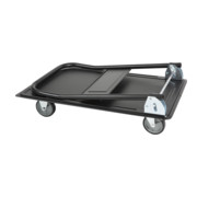 Chariot à plate-forme rabattable STIER, 300 kg,  910x610 mm-2